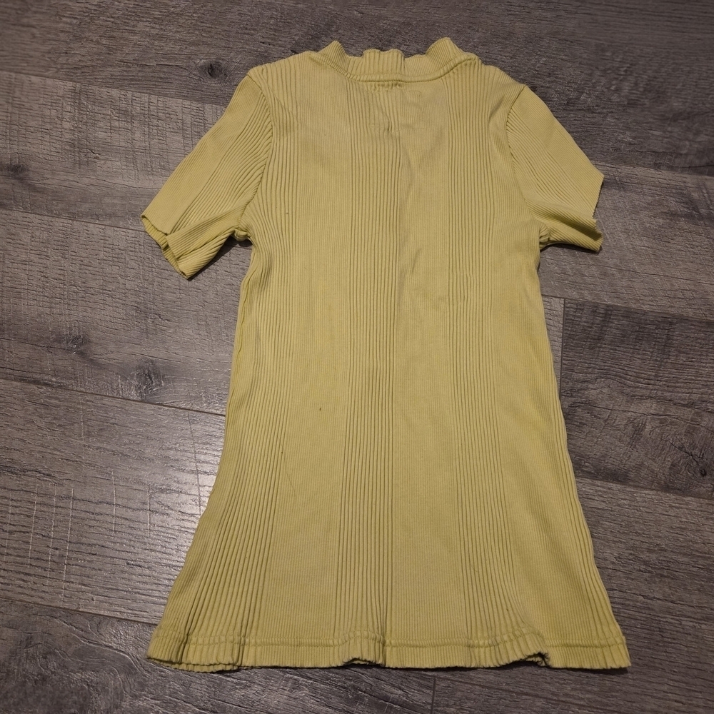 Aerie Yellow Ribbed Top - Picture 4 of 4